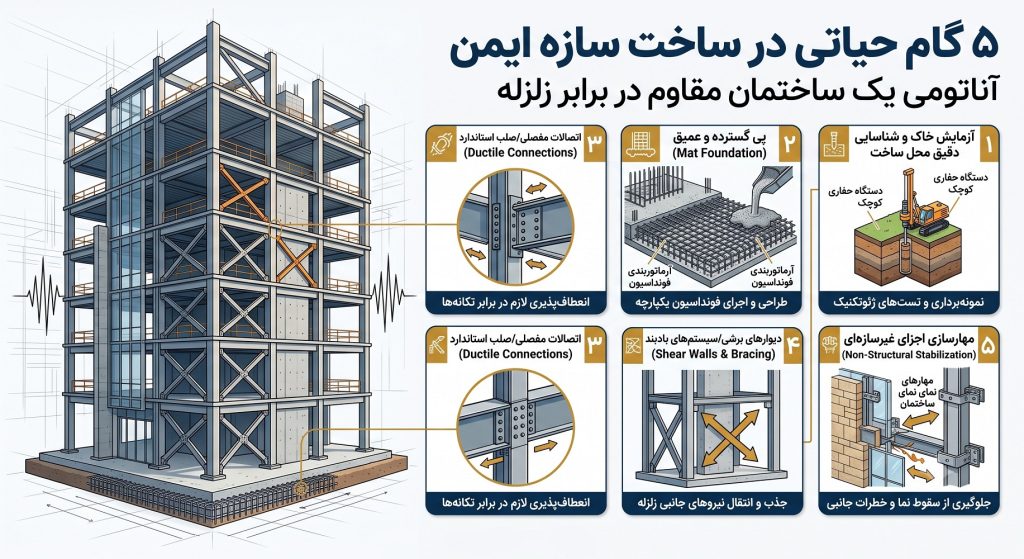 گام حیاتی در ساخت سازه ایمن